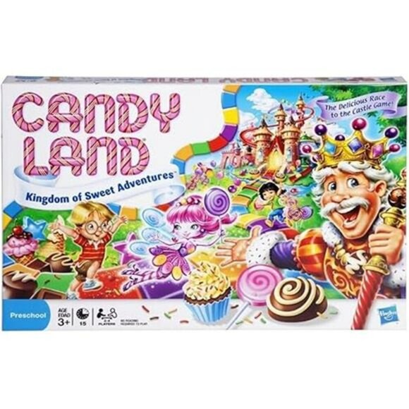 Hasbro Candy Land Board Game for Kids Ages 3 and Up Classic Family Game - Picture 5 of 5